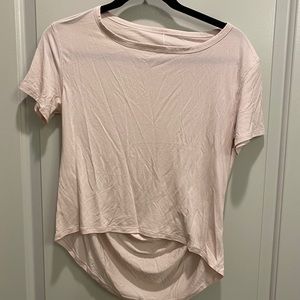 Lululemon pink shirt.